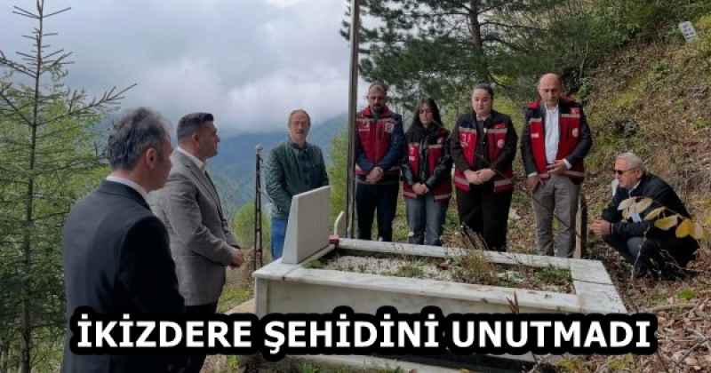 İKİZDERE ŞEHİDİNİ UNUTMADI