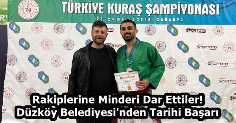 Rakiplerine Minderi Dar Ettiler! Düzköy Belediyesi'nden Tarihi Başarı