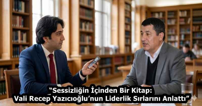 “Sessizliğin İçinden Bir Kitap: Vali Recep Yazıcıoğlu’nun Liderlik Sırlarını Anlattı”