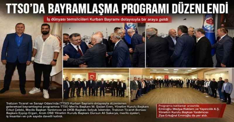 TTSO Camiası Bayramlaşma Programında Bir Araya Geldi