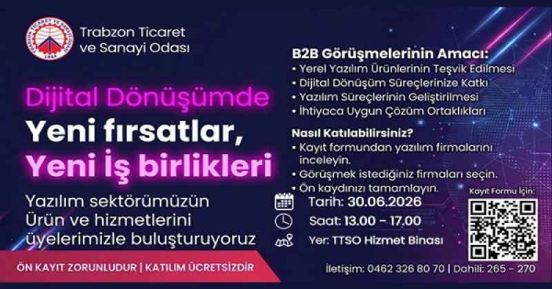Dijital Dönüşümde Yeni Fırsatlar Yeni İş birlikleri konulu yazılım