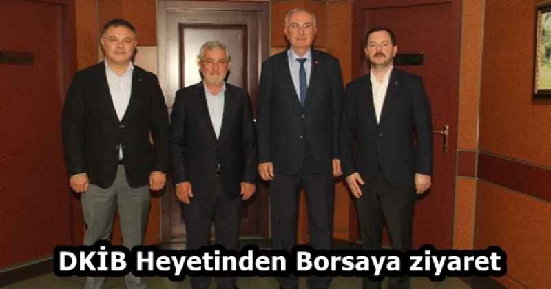 DKİB Heyetinden Borsaya ziyaret