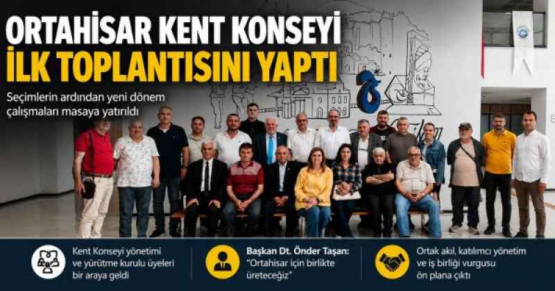 Ortahisar Kent Konseyi İlk Toplantısını Gerçekleştirdi
