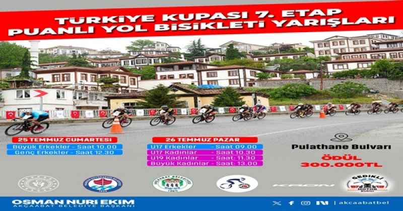AKÇAABAT, TÜRKİYE KUPASI BİSİKLET YOL YARIŞLARINA EV SAHİPLİĞİ YAPACAK