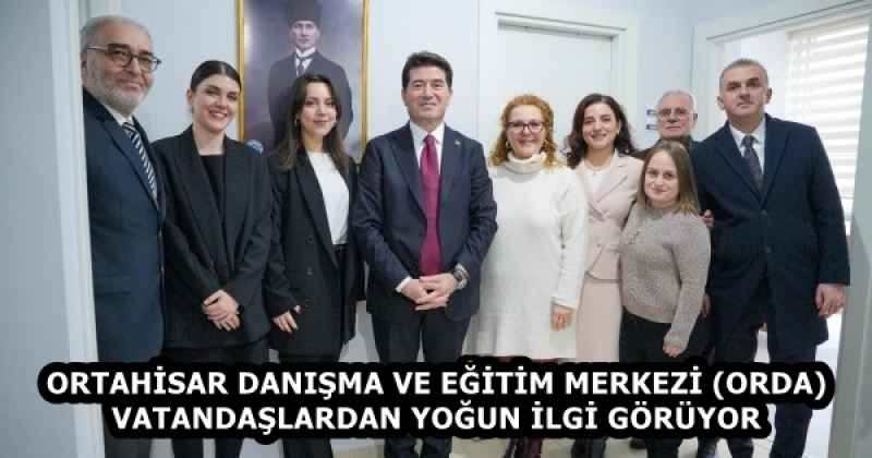 ORTAHİSAR DANIŞMA VE EĞİTİM MERKEZİ (ORDA) VATANDAŞLARDAN YOĞUN İLGİ GÖRÜYOR