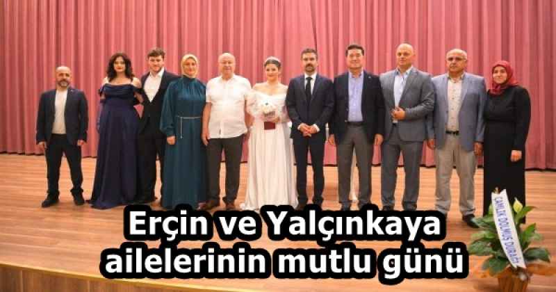 Erçin ve Yalçınkaya ailelerinin mutlu günü