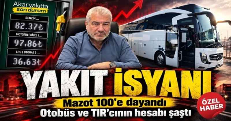 Mazot 100’e dayandı, Otobüs ve TIR’cının Hesabı Şaştı; Yakıt İsyanı