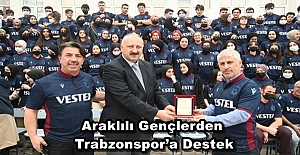 Araklılı Gençlerden Trabzonspor’a Destek