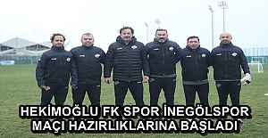 HEKİMOĞLU FK SPOR İNEGÖLSPOR MAÇI HAZIRLIKLARINA BAŞLADI
