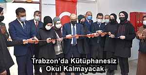 Trabzon’da Kütüphanesiz Okul Kalmayacak