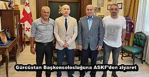 Gürcüstan Başkonsolosluğuna ASKF’den ziyaret