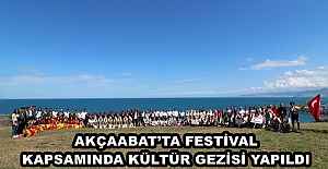AKÇAABAT’TA FESTİVAL KAPSAMINDA KÜLTÜR GEZİSİ YAPILDI