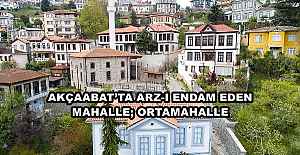 AKÇAABAT’TA ARZ-I ENDAM EDEN MAHALLE; ORTAMAHALLE