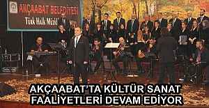 AKÇAABAT’TA KÜLTÜR SANAT FAALİYETLERİ DEVAM EDİYOR