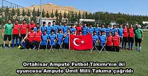 Ortahisar Ampute Futbol Takımı’nın iki oyuncusu Ampute Ümit Milli Takıma çağrıldı