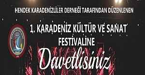 12- 16 EKİM'DE TÜM KARADENİZ HENDEK'DE OLACAK