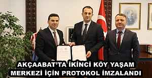 AKÇAABAT’TA İKİNCİ KÖY YAŞAM MERKEZİ İÇİN PROTOKOL İMZALANDI