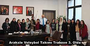Arakale Voleybol Takımı Trabzon 3. Oldu