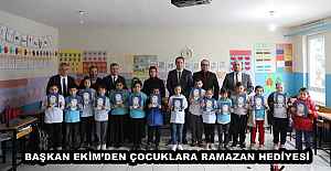 BAŞKAN EKİM’DEN ÇOCUKLARA RAMAZAN HEDİYESİ