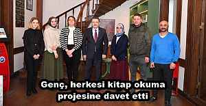 Genç, herkesi kitap okuma projesine davet etti