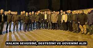HALKIN SEVGİSİNİ, DESTEĞİNİ VE GÜVENİNİ ALDI
