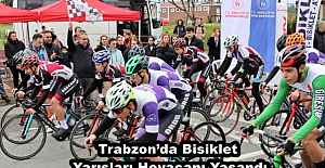 Trabzon’da Bisiklet Yarışları Heyacanı Yaşandı