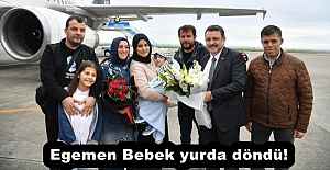 Egemen Bebek yurda döndü!
