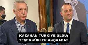 KAZANAN TÜRKİYE OLDU; TEŞEKKÜRLER AKÇAABAT 