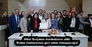 Sibel Suiçmez mazbatasını aldı:...