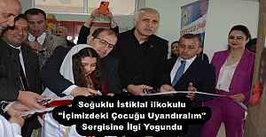 Soğuklu İstiklal ilkokulu "İçimizdeki Çocuğu Uyandıralım" Sergisine İlgi Yogundu