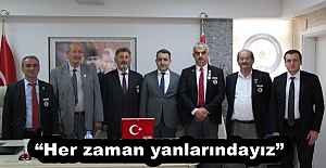 Her zaman yanlarındayız”