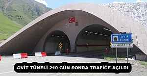 OVİT TÜNELİ 210 GÜN SONRA TRAFİĞE...
