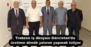 Trabzon iş dünyası Gürcistan’da üretime dönük yatırım yapmak istiyor