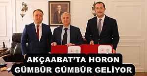 AKÇAABAT’TA HORON GÜMBÜR GÜMBÜR GELİYOR