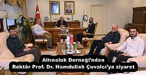 Altınoluk Derneğinden Rektör...