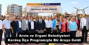 Arsin ve Ergani Belediyeleri Kardeş İlçe Programıyla Bir Araya Geldi