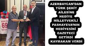 AZERBAYCAN’DAN TÜRK ŞEHİT AİLESİNE...