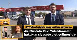 BTP’den tutuklu gazeteciler, Batuhan Çolak ve Süha Çardaklı’ya ziyaret…