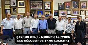 ÇAYKUR GENEL MÜDÜRÜ ÂLİM’DEN EGE BÖLGESİNDE SAHA ÇALIŞMASI