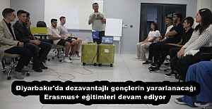Diyarbakır'da dezavantajlı gençlerin yararlanacağı Erasmus+ eğitimleri devam ediyor 