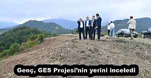 Genç, GES Projesinin yerini inceledi