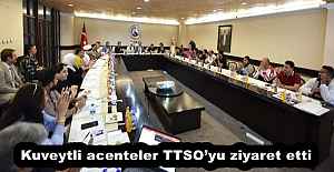 Kuveytli acenteler TTSO’yu ziyaret etti