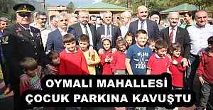 OYMALI MAHALLESİ ÇOCUK PARKINA KAVUŞTU