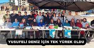 YUSUFELİ DENİZ İÇİN TEK YÜREK OLDU 