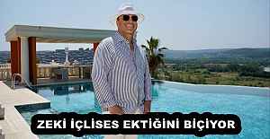 ZEKİ İÇLİSES EKTİĞİNİ BİÇİYOR