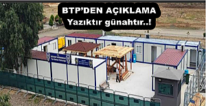 BTP’DEN AÇIKLAMA Yazıktır günahtır..!