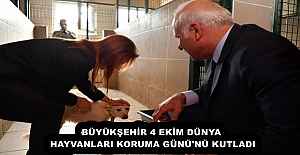 BÜYÜKŞEHİR 4 EKİM DÜNYA HAYVANLARI KORUMA GÜNÜ'NÜ KUTLADI