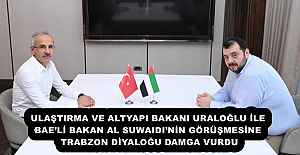 ULAŞTIRMA VE ALTYAPI BAKANI URALOĞLU İLE BAE’Lİ BAKAN AL SUWAIDI’NİN GÖRÜŞMESİNE TRABZON DİYALOĞU DAMGA VURDU