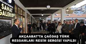 AKÇAABAT’TA ÇAĞDAŞ TÜRK RESSAMLARI RESİM SERGİSİ YAPILDI