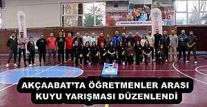 AKÇAABAT’TA ÖĞRETMENLER ARASI KUYU YARIŞMASI DÜZENLENDİ